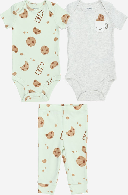 Pack de 3 bodys y leggings para bebé 18 meses