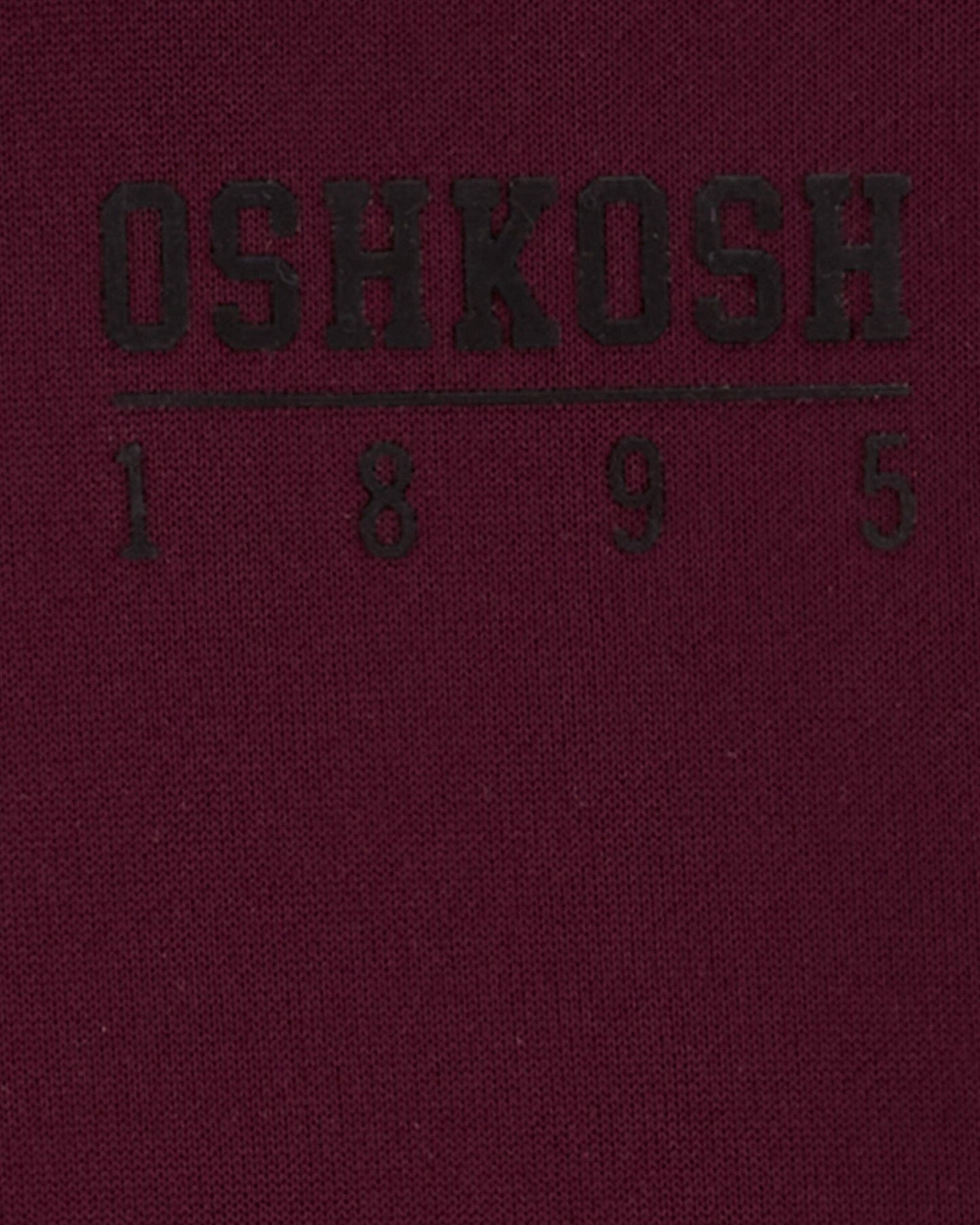 Conjunto de 2 piezas de sudadera con capucha y pantalón de felpa francesa con logotipo de OshKosh para niños